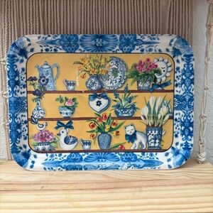Vintage Italian melamine serving tray